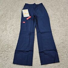 Usado, Calça esfoliante Dickies feminina pequena azul bootcut cintura elástica médica relaxada 26x30 comprar usado  Enviando para Brazil