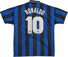 maglia calcio match worn vintage Inter Ronaldo Umbro Pirelli 1997-98 XL friendly usato  Roma