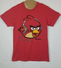 Fifth Sun Hombre Camiseta Pequeña Angry Birds Auriculares Gráficos Camisa Roja segunda mano  Embacar hacia Mexico