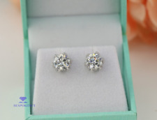 Moissanite stud earrings for sale  Jamaica