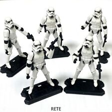 5 figuras de 3,75"" de Star Wars Imperial Stormtroopers trilogía de venta libre con juguete base de soporte segunda mano  Embacar hacia Argentina