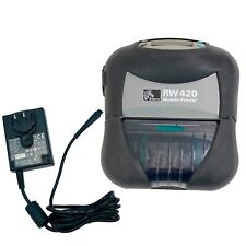 Zebra RW420 Rugged Thermal Mobile Label Printer BT USB Serial FULLY TESTED, used for sale  Shipping to South Africa