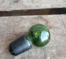 Green glass round for sale  LINCOLN