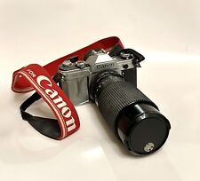 Used, Canon AE-1 35mm SLR Film Camera w/ 80-200mm 1:3.9 FD lens Kit for sale  Shipping to South Africa