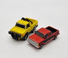 Lote de camionetas pick-up Micro Machines amarillo rojo Datsun GMC segunda mano  Embacar hacia Mexico