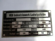 Typenschild s40 schild gebraucht kaufen  Deutschland