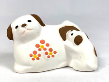 Usado, Estatueta Akita Dog mãe e filhote flores de cerejeira japonesas ano do cachorro comprar usado  Enviando para Brazil