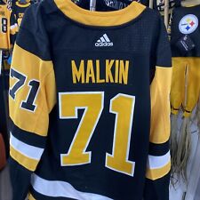 Usado, Camiseta EVGENI MALKIN ADIDAS NHL Pittsburgh Penguins Malkin preta tamanho 56 comprar usado  Enviando para Brazil