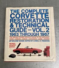 Corvette restoration technical for sale  Seattle
