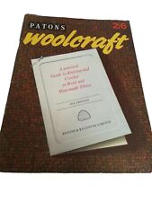 Vintage patons woolcraft for sale  STROUD