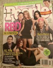 revista people en español RBD Y Alejandro Sanz 2006-en Portada segunda mano  Embacar hacia Argentina