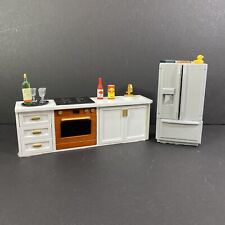 Miniatura 1:12 refrigerador de cocina horno armario casa de muñecas muebles de madera, usado segunda mano  Embacar hacia Argentina