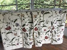 Jacobean embroidered curtains for sale  Laconia