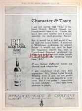 B.L. Whisky escocês 'GOLD LABEL', anúncio original de 1923: 660-46 comprar usado  Enviando para Brazil