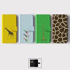CASE FOR SAMSUNG S20 S10 S9 S8 PLUS WALLET FLIP PHONE COVER GIRAFFE WILD AFRICA for sale  Shipping to South Africa