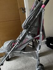 Maclaren Quest Stroller Pushchair Buggy Trolley - Grey And Pink Lightweight for sale  Shipping to Ireland
