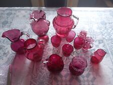 Antique cranberry glass for sale  ELGIN