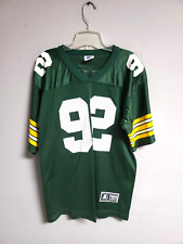 Camiseta NFL Green Bay Packers branca #92 gola V iniciante vestuário autêntico tamanho P/M comprar usado  Enviando para Brazil