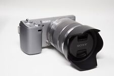 Used, Sony Alpha NEX-5N 16.1MP Digital Camera Silver  E OSS 18-55mm Lens for sale  Shipping to South Africa