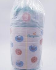 Usado, RARO NOVO Sesame Street Cookie Monster Pampers bebê tamanho 3 fraldas pacote com 50  comprar usado  Enviando para Brazil