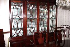 THOMASVILLE MAHOGAHY-Mesa de Jantar 8 Cadeiras China Armário Aparador-Feito nos EUA comprar usado  Enviando para Brazil
