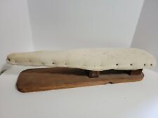 Mini tabla de planchar de madera de mesa vintage con tapas acolchadas cubiertas originales 22 pulgadas segunda mano  Embacar hacia Argentina