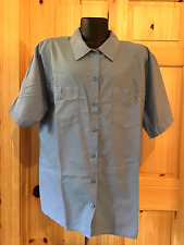 Camisa de trabajo Dickies para hombre ropa industrial manga corta con botones talla XXL segunda mano  Embacar hacia Argentina