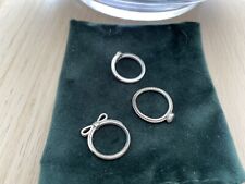 Set rings silver for sale  LEEDS