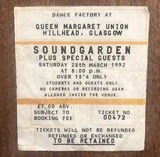 Soundgarden 1992 concert for sale  LONDON
