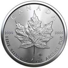 Usado, 2023 $5 Hoja de Arce Canadiense de Plata 1 oz BU- Lote en Stock+++ segunda mano  Embacar hacia Argentina