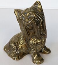 Vintage brass dog for sale  MANCHESTER