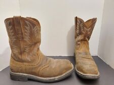 Botas de Trabajo ARIAT ASTM F2413-18 Talla 9.5 Acero Bronceado Resistente Punta Plaza segunda mano  Embacar hacia Argentina