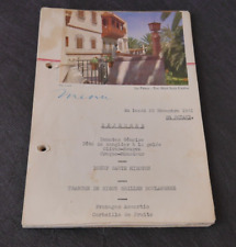 Lot menus compagnie d'occasion  Toulon-