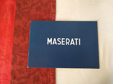 Brochure maserati 3200 d'occasion  Troyes