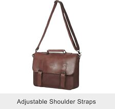 Leather briefcase shoulder for sale  New Windsor
