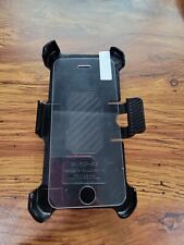 iPhone 5 5S OtterBox Defender Belt Clip Holster Case with New Tempered Glass for sale  Shipping to South Africa