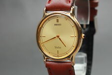 Reloj para hombre vintage 1998 [casi como nuevo] Seiko Dolce 9530-6000 esfera dorada Qz Japón, usado segunda mano  Embacar hacia Argentina