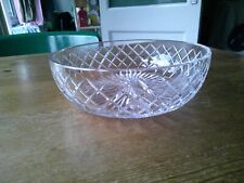 cut glass fruit bowl for sale  BRAINTREE