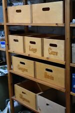 Juego de nueve cajas de almacenamiento de madera vintage de Ikea (1990) - se adapta a unidades de almacenamiento Ivar segunda mano  Embacar hacia Mexico