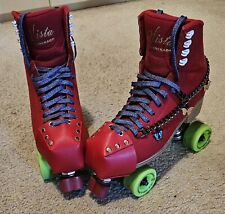 Patines de ruedas Jackson Vista, rojos, talla 9, configuración completa listos para rodar 🙂, usado segunda mano  Embacar hacia Argentina