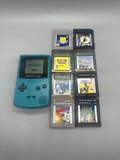 Usado, Consola de juegos Nintendo Game Boy Color CGB-001 - azul marino portátil - probado con juegos segunda mano  Embacar hacia Argentina