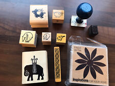 Wooden rubber stamp for sale  LONDON