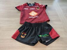 Kit de camisa e shorts 2018 Bradford Bulls Rugby League bebê menino idade 6-12 meses ISC comprar usado  Enviando para Brazil