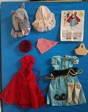 Vintage 1964 Barbie Mały kostium teatralny #880 "Czerwony kaptur i wilk"  na sprzedaż  Wysyłka do Poland