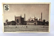 Foto postal publicitaria vintage de máquina de coser cantante de Jama Masjid Delhi segunda mano  Embacar hacia Argentina