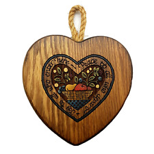 Heart wall plaque for sale  Kirkville