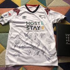 signed derby county shirt for sale  IPSWICH