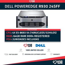 Servidor Rack DELL R930 24SFF 4x E7-8893 v4 + 64GB DDR4+ H730P comprar usado  Enviando para Brazil