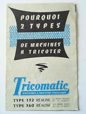 Tricomatic knitting machines d'occasion  Expédié en Belgium