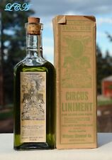 Antique circus liniment for sale  Libby